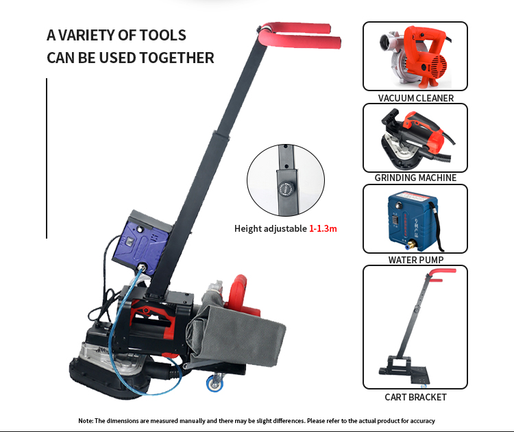 260SH 高効率コーナー研削エキスパート - コンパクトな設計で、さまざまな垂直面角度を簡単に研削できます