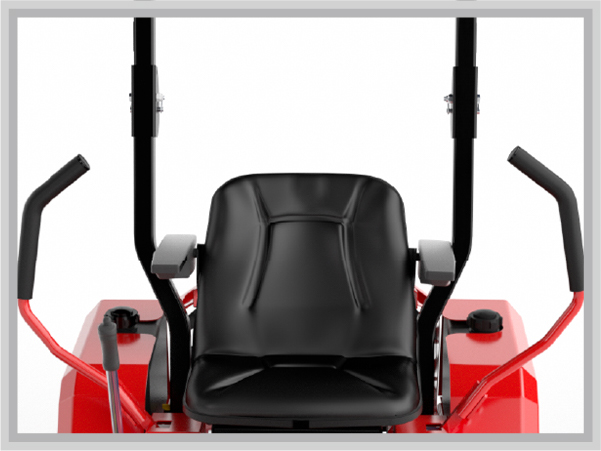 Rasaerba a raggio di svolta zero