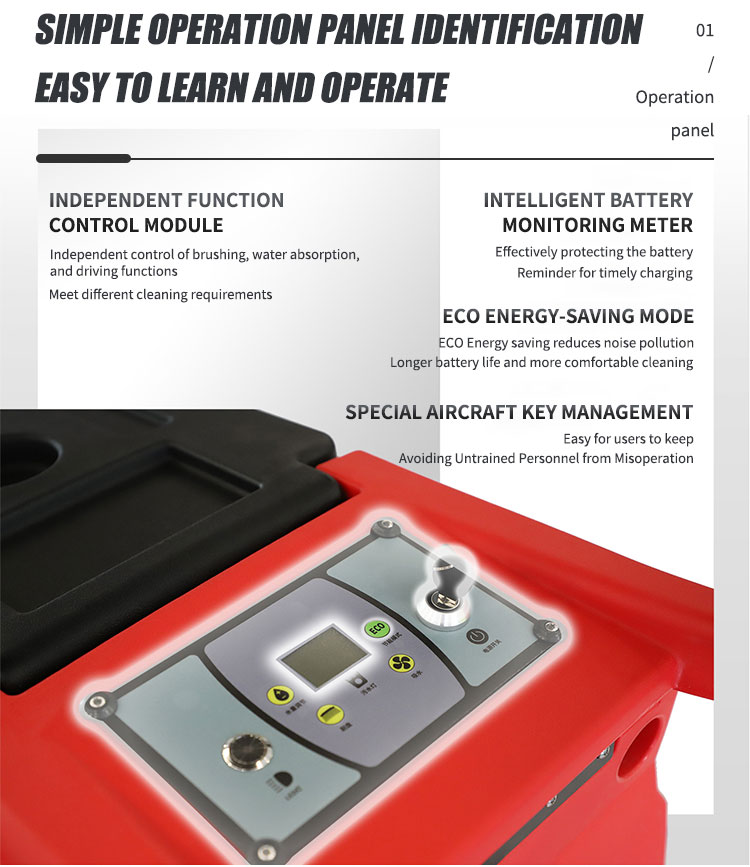 Présentation du produit : autolaveuse de sol intelligente de grande capacité