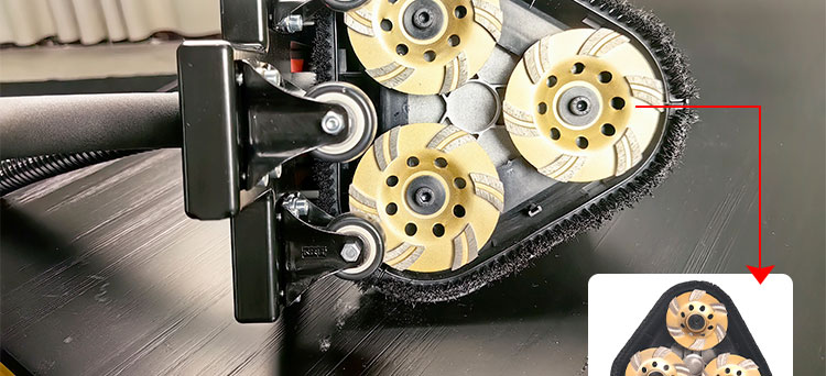 260SH 高効率コーナー研削エキスパート - コンパクトな設計で、さまざまな垂直面角度を簡単に研削できます