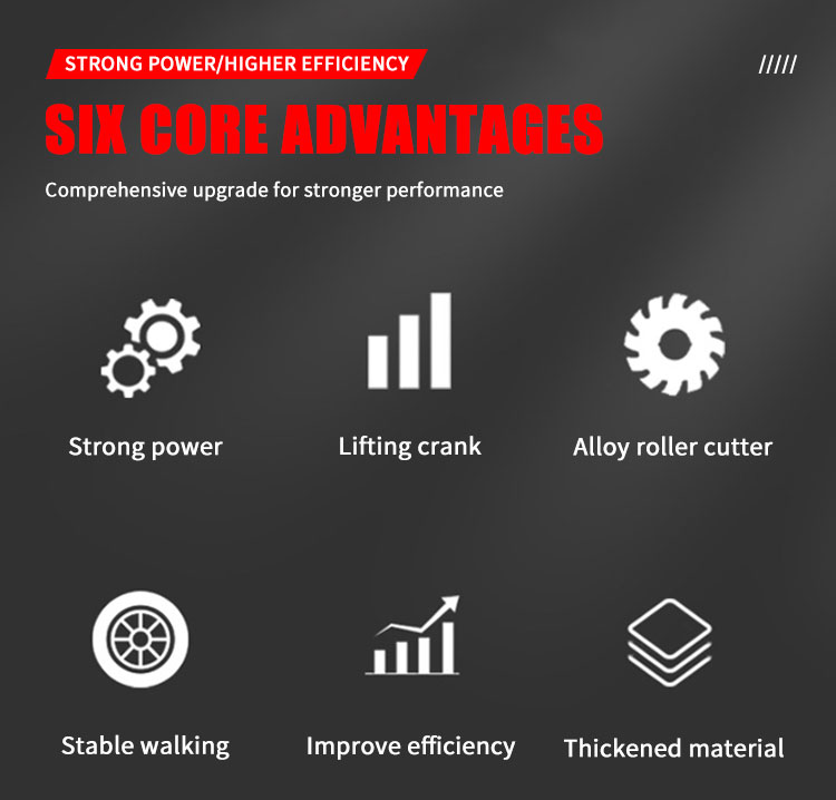 11.5HP Diesel Oil Concrete Scarifier ZFS-300DH Milling Machine