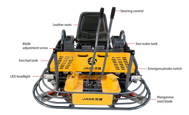 Heavy-Duty Concrete Surface Finishing Trowel