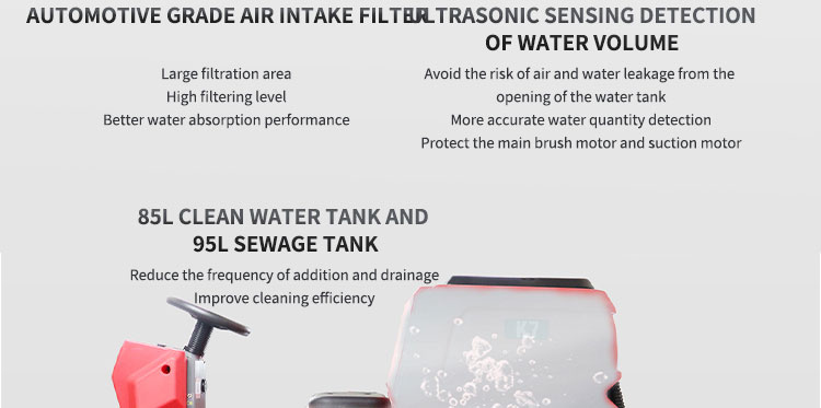 Autolaveuse de sol avancée