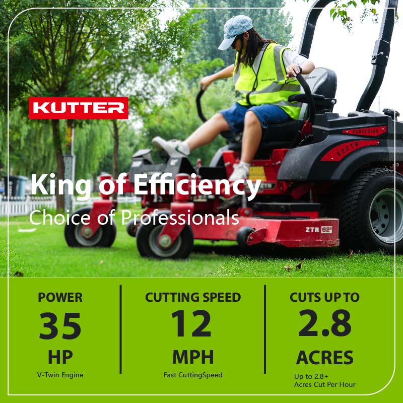 Kutter  commercial zero turn mower reviews