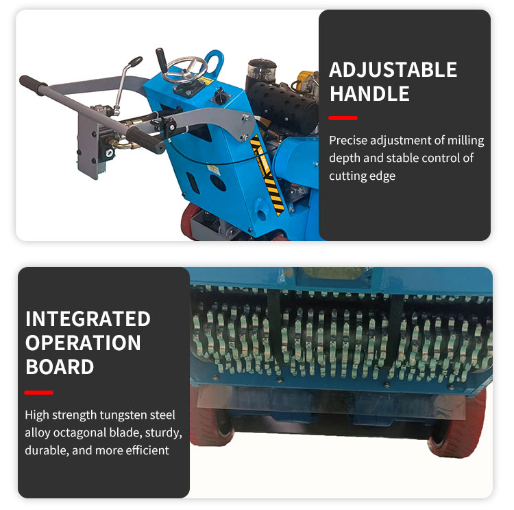 11.5HP Diesel Oil Concrete Scarifier ZFS-300DH Milling Machine