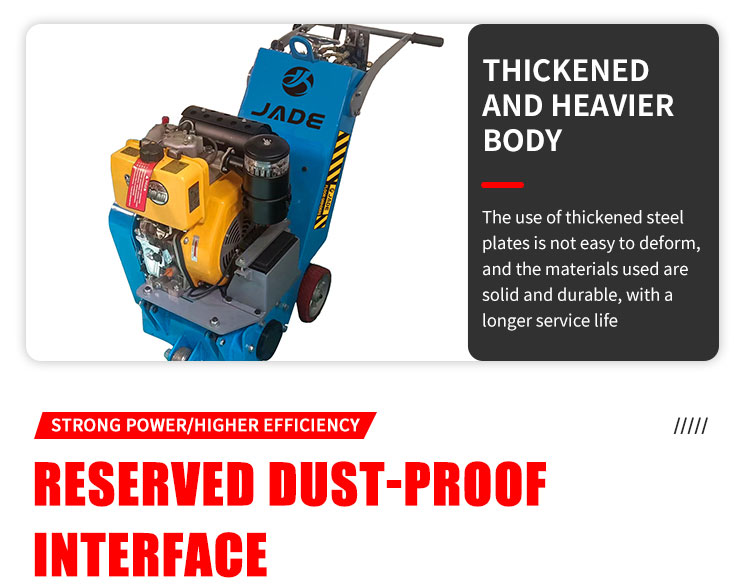 11.5HP Diesel Oil Concrete Scarifier ZFS-300DH Milling Machine