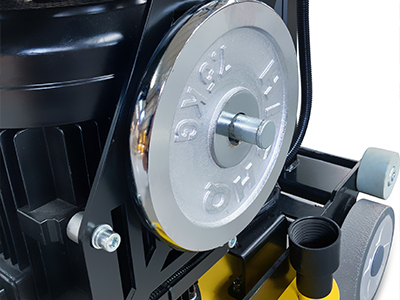 Broyeur de béton au niveau du sol