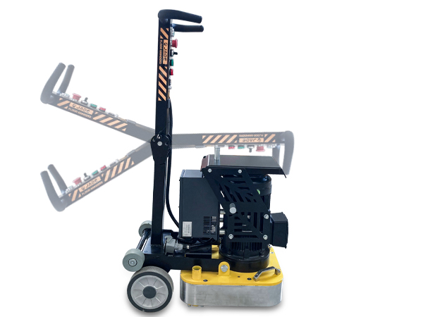 Broyeur de béton au niveau du sol