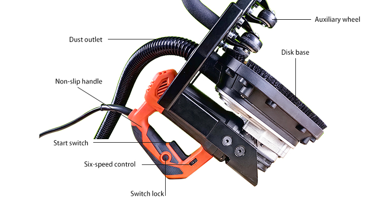 260SH 高効率コーナー研削エキスパート - コンパクトな設計で、さまざまな垂直面角度を簡単に研削できます