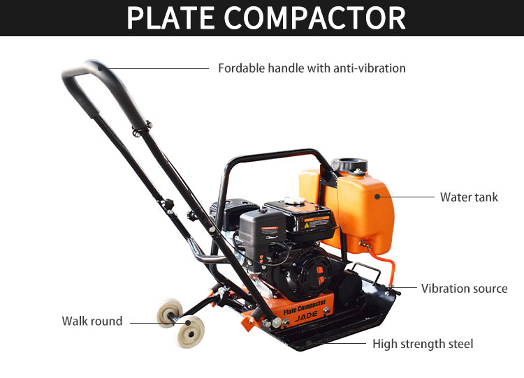 Piastra stradale compattatore marmitta portatile SC-77W Piastra stradale compattatore marmitta portatile SC-77W