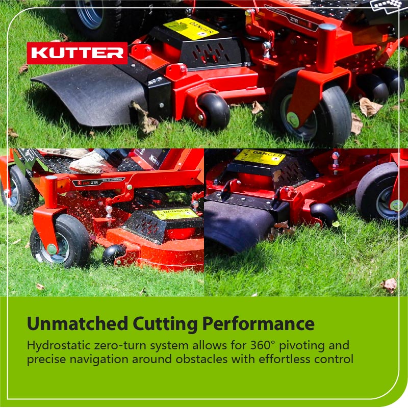 Газонокосилка с нулевым поворотом